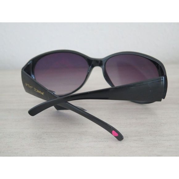 Betsey Johnson x Betseyville Women's Black Designer Sunglasses - Picture 4 of 7